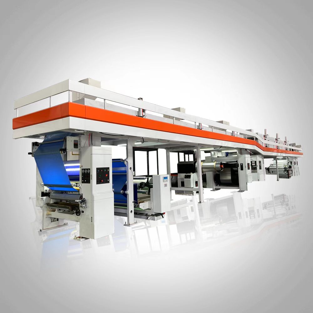 Линия ламинирования с двухсторонним клеевым адгезивным пленочным покрытием